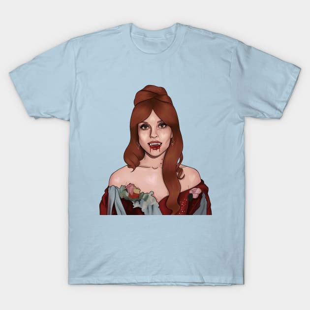 Fearless Vampire Sharon Tate T-Shirt by thelamehuman